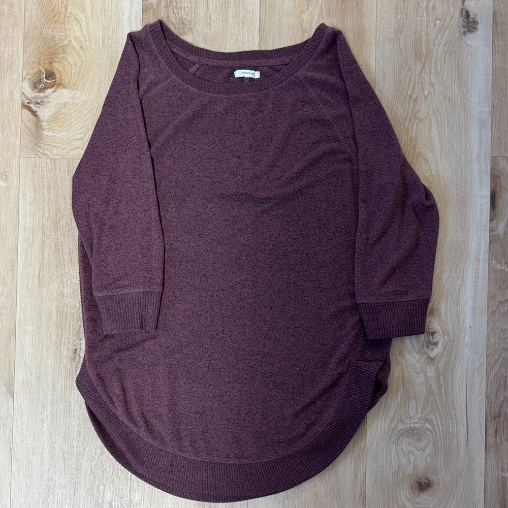 Maurices Plum Knit Top
